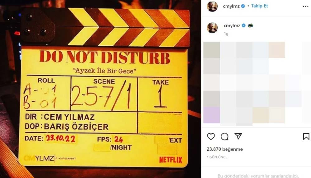 Cem Yılmaz resmen duyurdu: 'Ayzek ile Bir Gece'nin çekimleri başladı