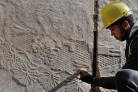 IŞİD'in yıktığı antik kentte Asurlulara ait kalıntılar bulundu