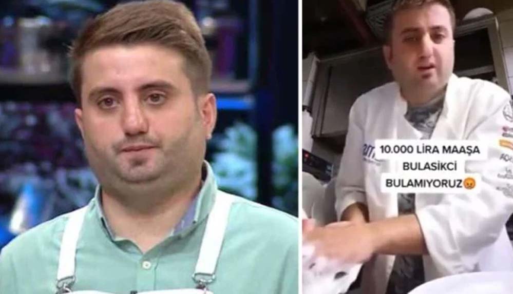 MasterChef Kayhan Özekin'in isyanı tepki çekti: '10 bin TL'ye bulaşıkçı bulamıyoruz'