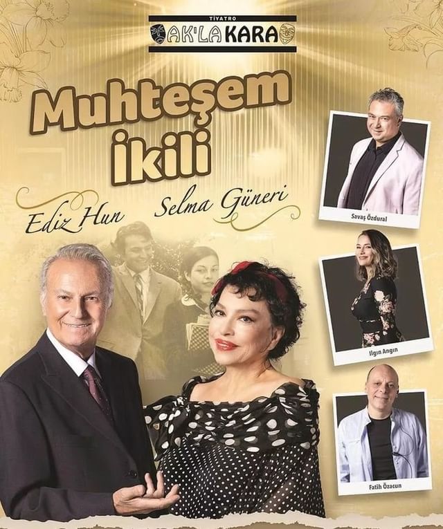 Muhteşem İkili: Ediz Hun ve Selma Güneri ilk kez aynı tiyatro sahnesinde