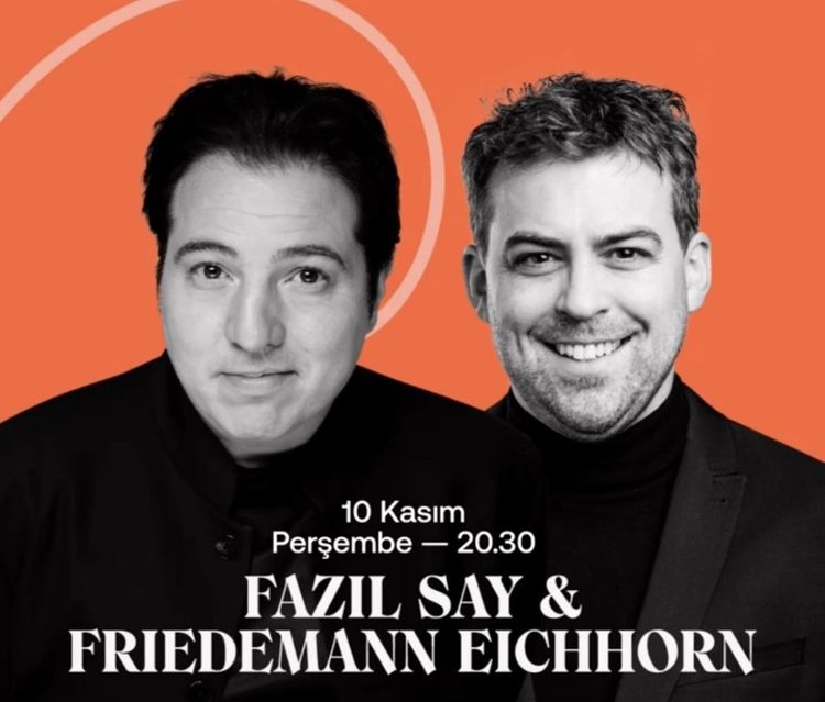 Piyanist Fazıl Say, keman sanatçısı Friedemann Eichhorn birlikte konser verecek
