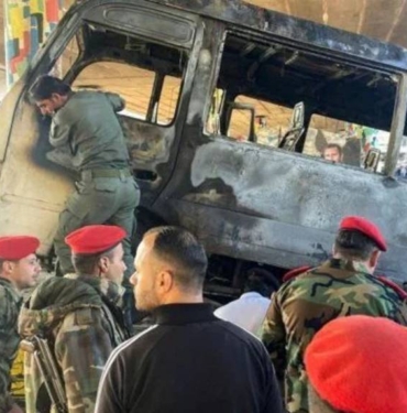 Şam'da EYP saldırısı: 18 Suriyeli asker hayatını kaybetti 9 Şam'da EYP saldırısı