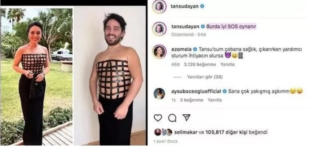 Sosyal medya fenomeni Ezgi Mola'nın kıyafetini ti'ye aldı; yanıt gecikmedi