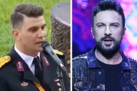 Tarkan, şarkısını söyleyen teğmene kayıtsız kalmadı