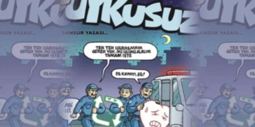 Uykusuz'dan 'sansür yasası' kapağı
