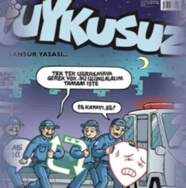 Uykusuz'dan 'sansür yasası' kapağı 9 Uykusuz'dan 'sansür yasası' kapağı