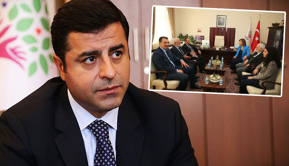 AKP'nin HDP ziyaretine bir yorum da Selahattin Demirtaş'tan
