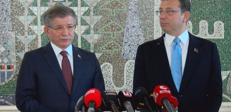 Ahmet Davutoğlu’ndan hapsi istenen Ekrem İmamoğlu’na destek ziyareti