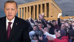 Anıtkabir'de yine 'Her yer Tayyip, her yer Erdoğan' tezahüratı