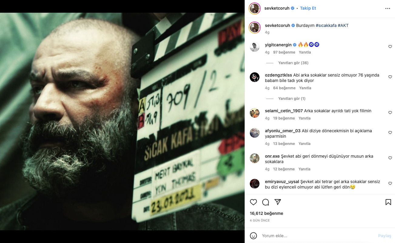 Arka Sokaklar’ın Mesut Komiseri Şevket Çoruh ekranlara geri dönüyor! Yeni dizisi belli oldu 4 Arka Sokaklar’ın Mesut Komiseri Şevket Çoruh ekranlara geri dönüyor! Yeni dizisi belli oldu