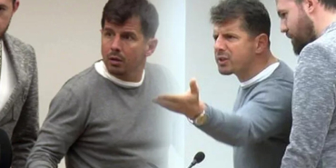 Basın toplantısında gergin anlar Emre Belözoğlu gazeteciyle tartıştı