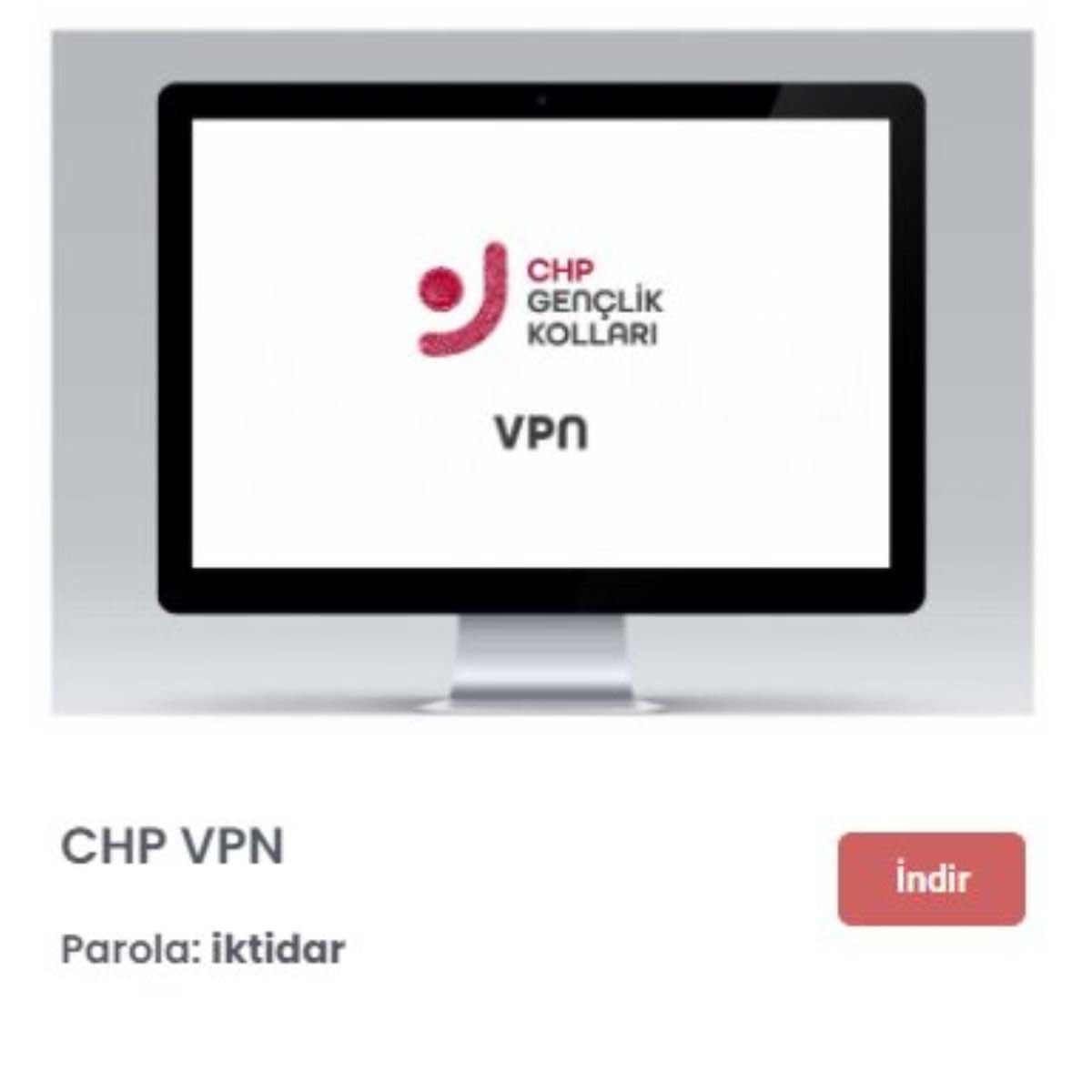 CHP, VPN uygulaması çıkardı! Parola: İktidar