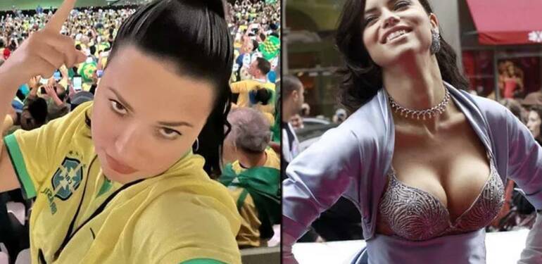 Dünya Kupası’nda görüntülenen Adriana Lima’nın son hali görenleri şaşkına çevirdi