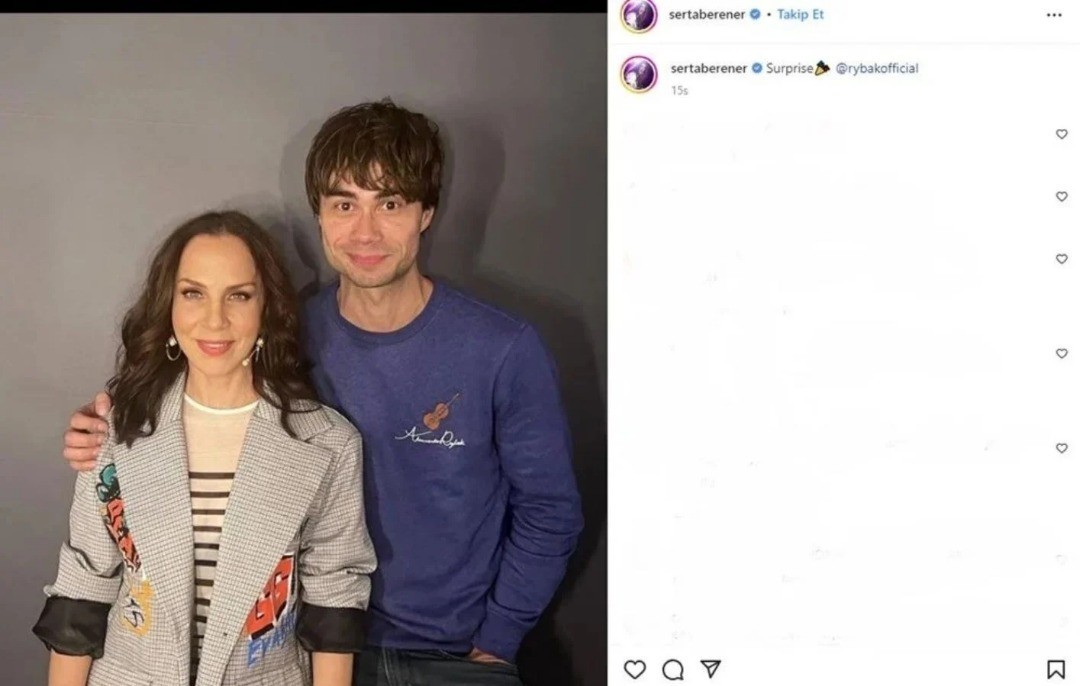 Eurovision birincileri Sertab Erener ile Alexander Rybak bir araya geldi