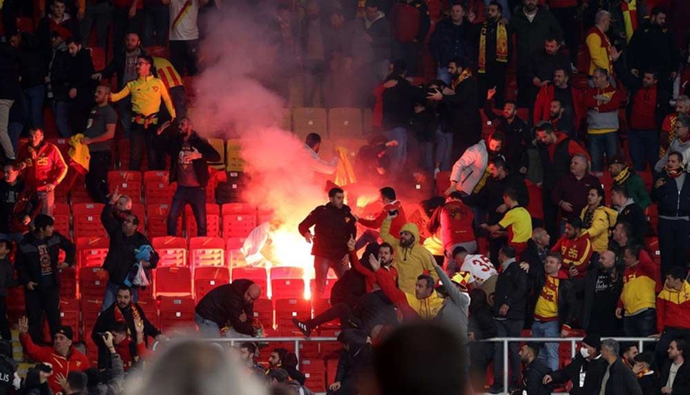 Göztepe Altay maçındaki işaret fişeğinin stada nasıl girdiği bulundu!