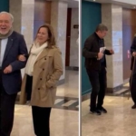 İlber-Ortaylı-fotoğraf-çektirirken-dans-etmeye-başladı,-İsmail-Küçükkaya-böyle-eşlik-etti