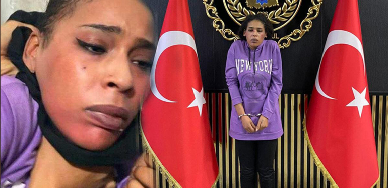 İstiklal Caddesi bombacısının yakalanma anında dikkat çeken detay! Boğazı bu yüzden sıkışmış…