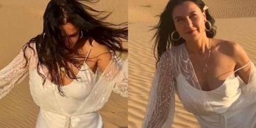 Şevval-Sam-gelinlikle-çöllere-düştü!-Yıllara-meydan-okuyan-pozlar…