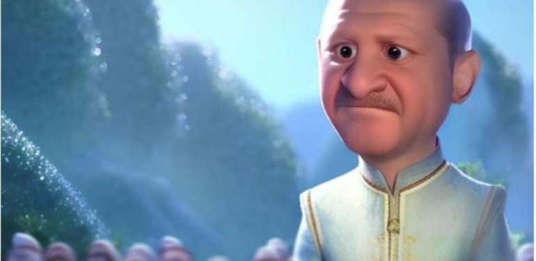 Disney modeli kullanıldı: Siyasilerin yapay zeka hali gündem oldu