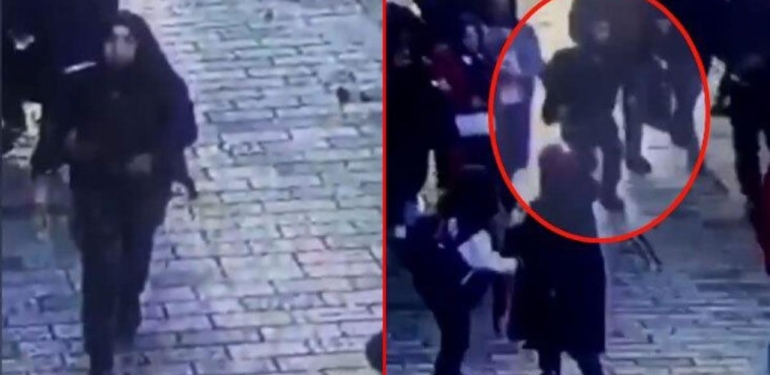 Taksim İstiklal Caddesi'ne bombayı bırakan teröristin kaçtığı görüntüler ortaya çıktı