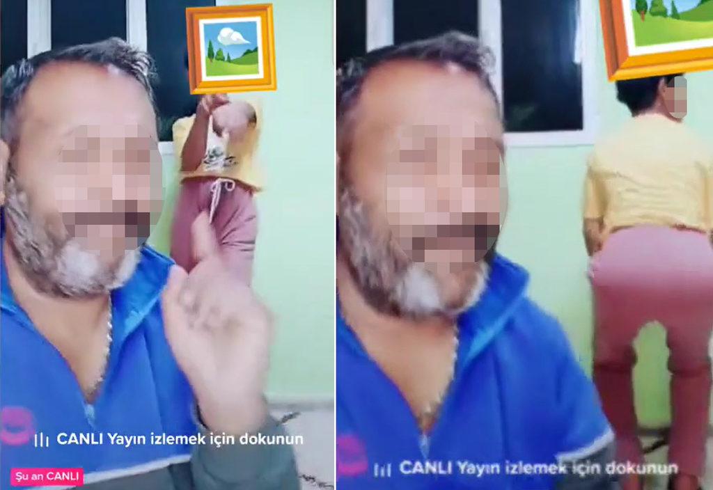 TikTok'ta oğlunu dansöz gibi oynatıp para dilendi