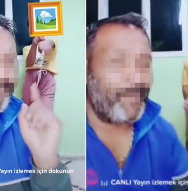 TikTok'ta oğlunu dansöz gibi oynatıp para dilendi