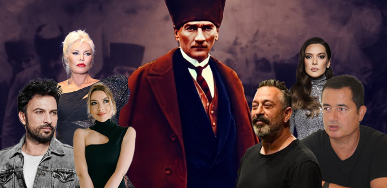 Ünlülerden 10 Kasım paylaşımları