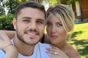 Wanda Nara Galatasaray'ı Ali Sami Yen'de seyretti