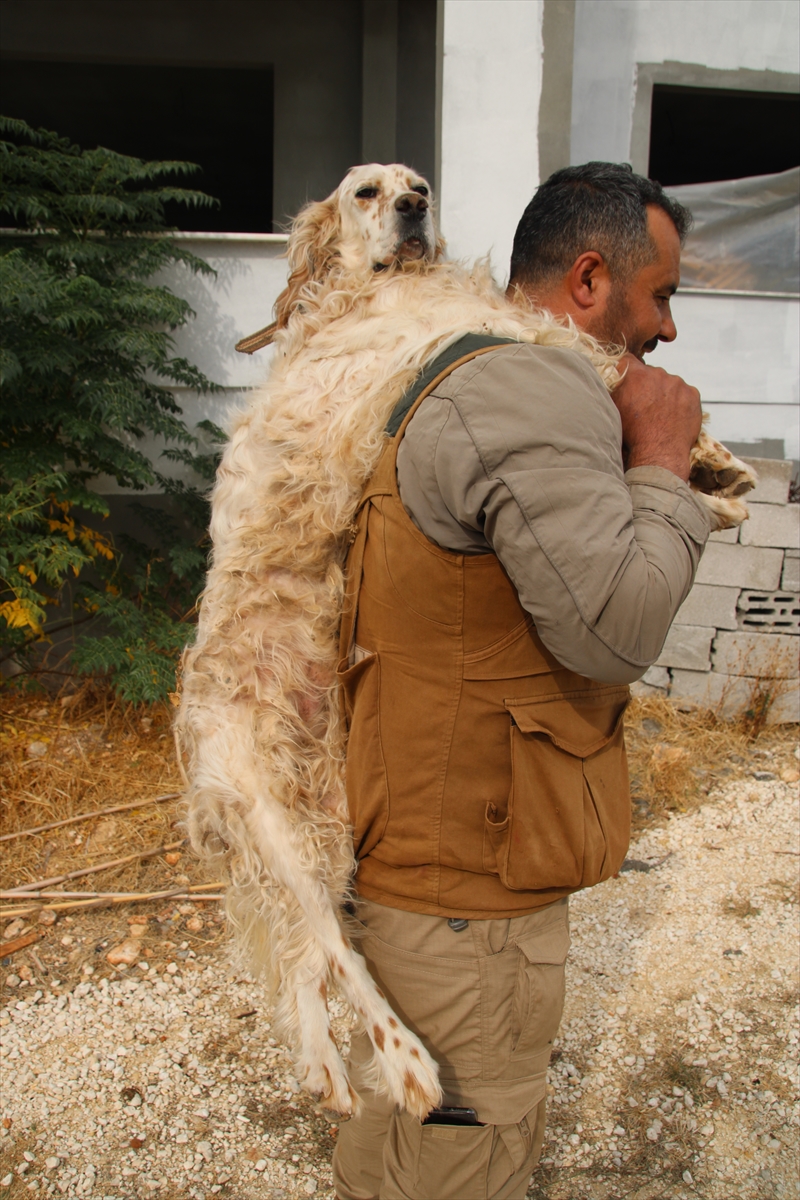 Mersin’de avcı, yorulan köpeği 5 kilometre sırtında taşıdı 4 Mersin’de avcı, yorulan köpeği 5 kilometre sırtında taşıdı