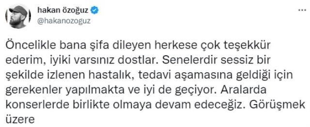 Lenfomayla mücadele eden Hakan Özoğuz’dan güzel haber! Athena Gökhan açıkladı