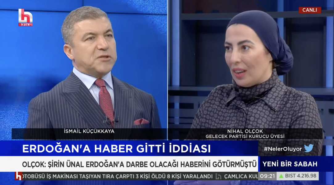 Nihal Olçok'tan yeni 15 Temmuz iddiası: Erdoğan, Şubat ayında 15 Temmuz’dan haberdardı