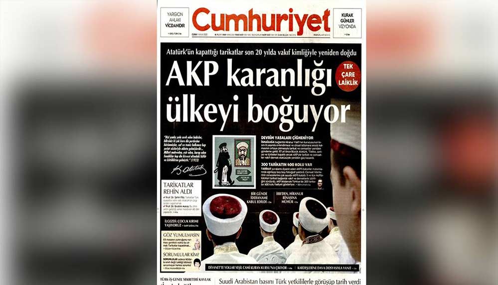 AKP, Cumhuriyet gazetesine 100 bin liralık tazminat davası açtı: "İtibar suikastı yapılıyor"