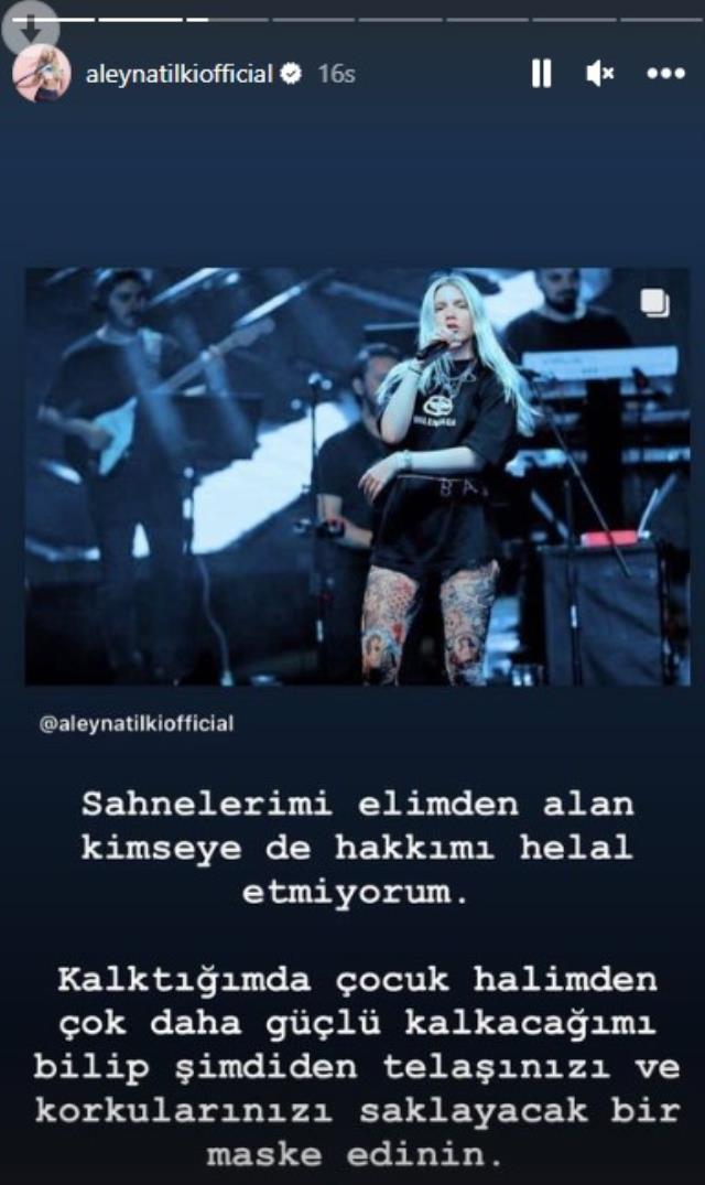 Aleyna Tilki’nin ses telleri yırtıldı! “Bir süre şarkı söyleyemeyeceğim”