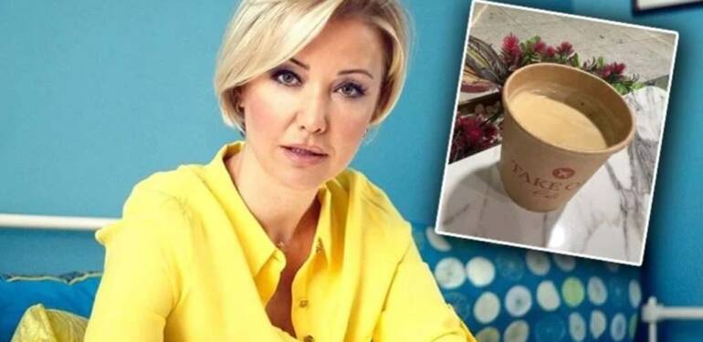 Berna Laçin içtiği kahvenin fiyatını paylaştı: Ödediği paraya isyan etti