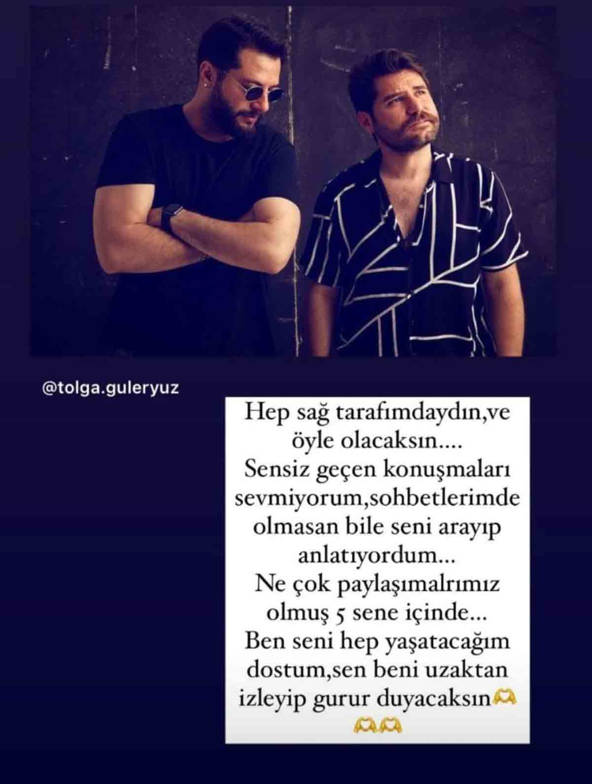 Ceyhun Fersoy ve Melis İşiten’den duygulandıran Tolga Güleryüz paylaşımı