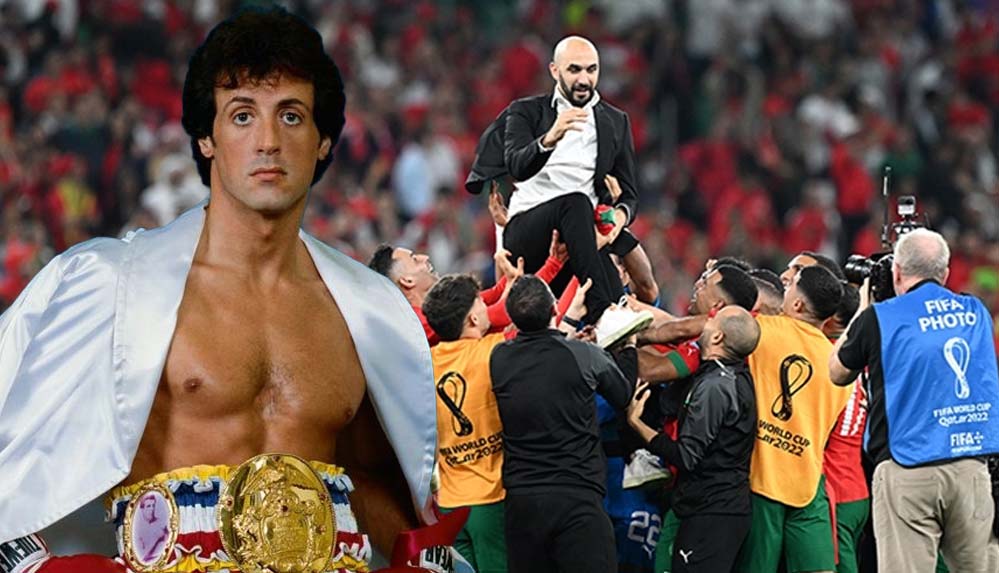 Fas Milli Takımı Teknik Direktörü Walid Regragui takımını "Rocky Balboa"ya benzetti