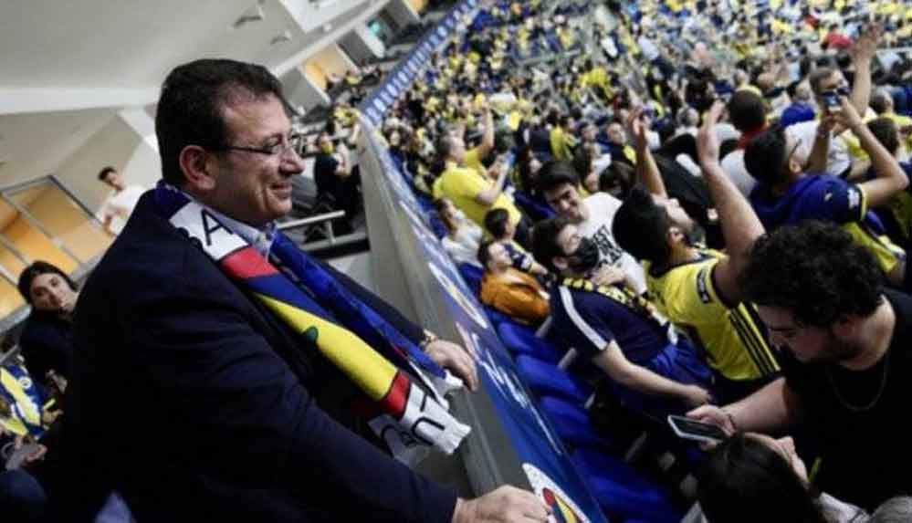 Fenerbahçe tribünlerinden Ekrem İmamoğlu'na büyük destek! Ayakta alkışladılar