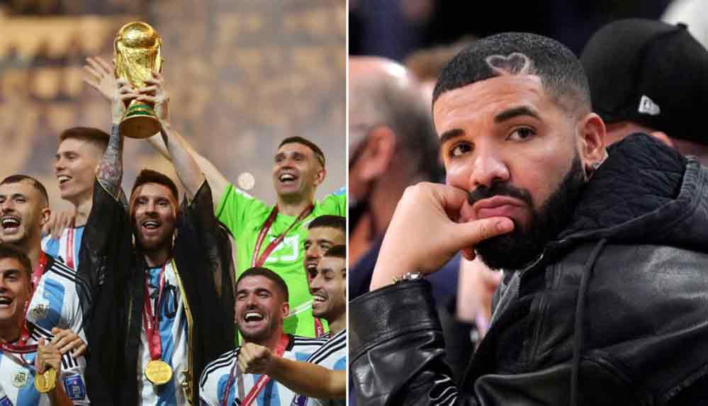 Final maçında Arjantin'e oynayan Drake 1 milyon dolar kaybetti