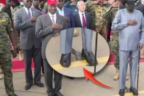 Güney Sudan Devlet Başkanı Salva Kiir Mayardit resmi törende altına kaçırdı! 1 Güney-Sudan-Devlet-Başkanı-Mayardit-törende-altına-kaçırdı!-