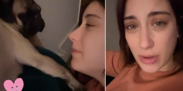 Hazal-Kaya-gözyaşları-içinde-paylaştı--Otobanda-bulduğumuz-köpek-meğer-hamileymiş