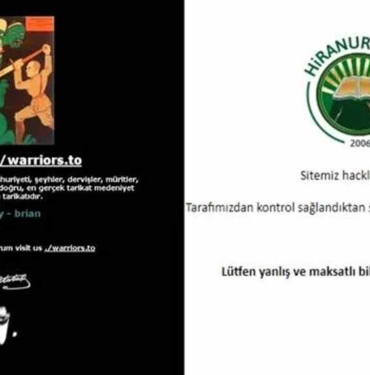 Hiranur Vakfı'nın internet sitesi hacklendi; Atatürk'ün sözüne yer verildi 5 Hiranur-Vakfı'nın-internet-sitesi-hacklendi;-Atatürk'ün-sözüne-yer-verildi-