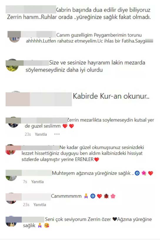 Zerrin Özer mezarlıkta şarkı söyledi, sosyal medyada tepki yağdı