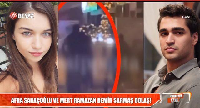 4 yıllık ilişkisini bitiren Afra Saraçoğlu, Mert Ramazan Demir ile sarmaş dolaş kameralara yakalandı! Görenler inanamadı…