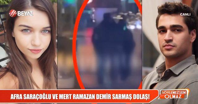 4 yıllık ilişkisini bitiren Afra Saraçoğlu, Mert Ramazan Demir ile sarmaş dolaş kameralara yakalandı! Görenler inanamadı…