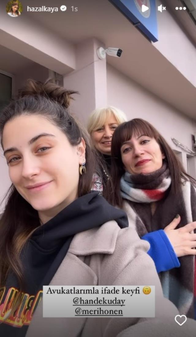 8 aylık hamile oyuncu Hazal Kaya, Musa Orhan'a hakaretten ifade verdi