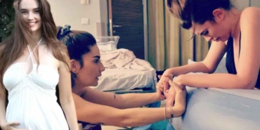 Anne-olma-sevinci-yaşayan-oyuncu-Leyla-Lydia-Tuğutlu,-suda-doğum-yaptığı-anları-paylaştı