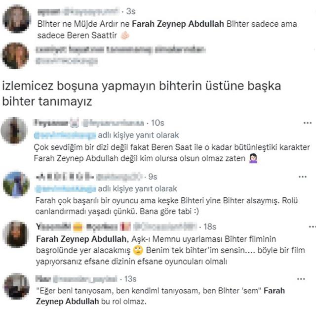 Aşk-ı Memnu'nun yeni Bihter'i Farah Zeynep Abdullah oldu; sosyal medya ikiye bölündü