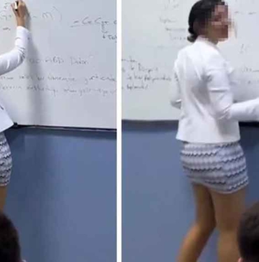 Görüntüler Türkiye’den: Mini etekle ders anlatan öğretmen, sosyal medyayı ikiye böldü 8 Görüntüler-Türkiye’den--Mini-etekle-ders-anlatan-öğretmen,-sosyal-medyayı-ikiye-böldü
