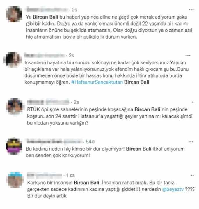 Hafsanur Sancaktutan yalanladı; Bircan Bali intihar iddiasını sürdürdü: Bileğini güzel kamufle etmiş