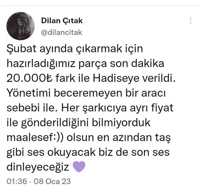 İbrahim Tatlıses'in kızı Dilan Çıtak sitem etti! "Son dakika Hadise 20 bin TL fazla ödeyince..."